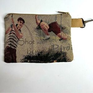 Dee Dee Vintage Canvas Mini purse Cosmetic Bag Organizer